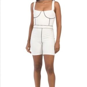 WeWoreWhat corset bodysuit romper
